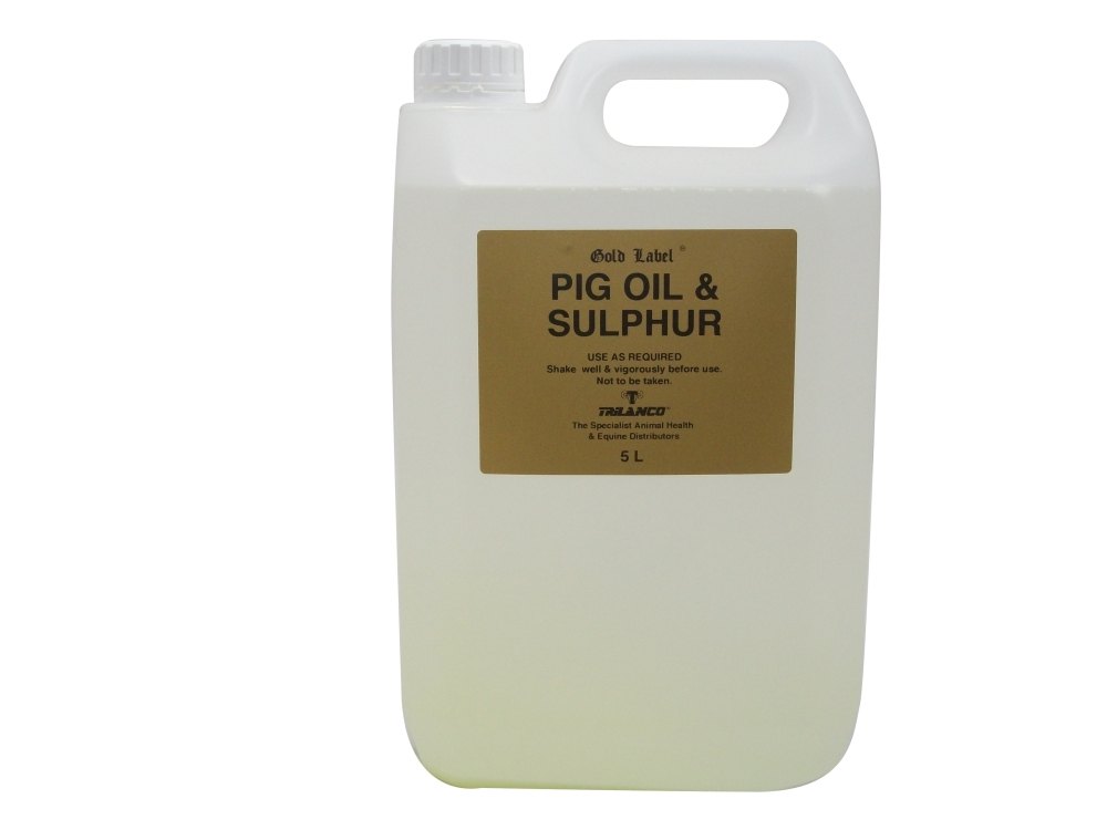 Gold Label Pig Oil & Sulphur 5L